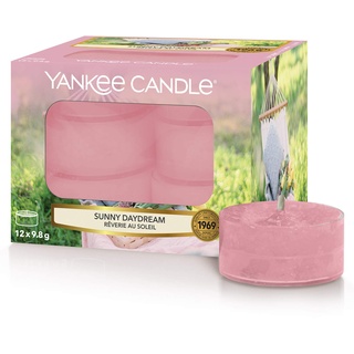 Yankee Candle Duft-Teelichter | Sunny Daydream | Garden Hideaway Kollektion | 12 Stück