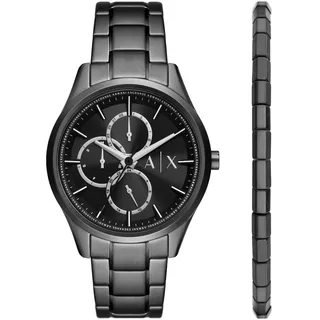 Multifunktionsuhr ARMANI EXCHANGE Armbanduhren schwarz Herren Hochzeitsmode Quarzuhr, Armbanduhr, Herrenuhr, ideal auch als Geschenk, analog
