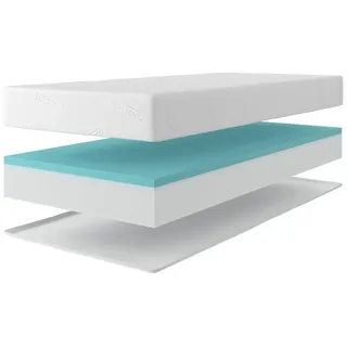 Gelschaummatratze Kniven, Matratze 90x200 cm, 140x200 cm & weitere Größen, OTTO home, 17 cm hoch, Matratze H2-H4, ergonomisch, allergiker geeignet (Hausstauballergiker) 90 cm x 200 cm x 17 cm