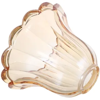 Anneome Kleiner Lampenschirm aus Glas in Khaki mit Blumenmuster Vielseitiger Ersatz für Pendelleuchte und Tischlampe Elegant und Einfach zu Reinigen