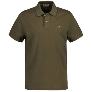 Gant Poloshirt Herren Poloshirt - REGULAR SHIELD, Kurzarm grün 3XL