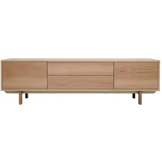 miliboo Skandinavisches TV-Möbel Lowboard 180 cm Beige Holz
