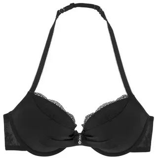 LASCANA Push-up-BH Damen schwarz Gr.85A