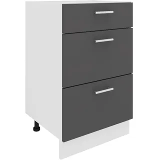 VCM Unterschrank Esilo 50 x 46 x 82 cm Grau