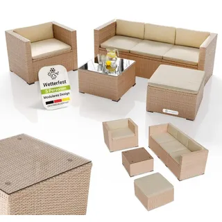 Juskys Punta Cana Lounge creme/beige