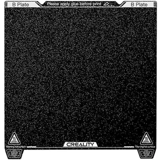 Creality K1 Max Pei-bauplatte 315x310mm - Ohne Weiche Magnetmatte - Einfache Modellentnahme - Geeignet Für K-pei-bauplatten