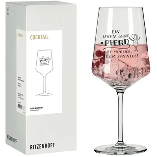 Ritzenhoff Aperitifglas Reitgold schwarz