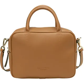 Handtasche MARC O'POLO "aus italienischem Rindleder" Gr. B/H/T: 24 cm x 17 cm x 8 cm, braun Damen Taschen Handtaschen