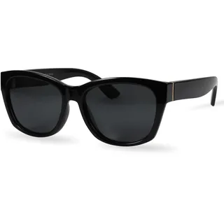 ZENOTTIC Cat Eye Sonnenbrille für Damen - Polarisiert, Vintage, Groß Quadratisch, UV-Schutz, Retro, Überdimensionale Sonnenbrille zum Autofahren - L