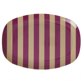 Melamin-Servierteller Stripes In Purple