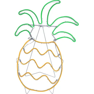 Ananas Dekobeleuchtung 52x84cm - 600 SMD LED - IP44 Innen & Außen - Cocktail Bar Party Dekoration