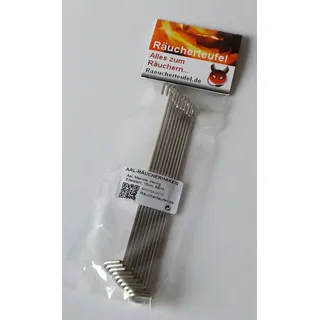 Räucherteufel Aal-Räucherhaken 15cm / 2mm, 10 Stück