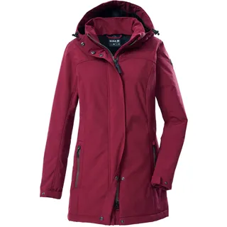 G.I.G.A. DX Damen Softshellparka mit abzippbarer Kapuze GW 36 WMN SFTSHLL PRK, bordeaux, 46 - bordeaux - 46