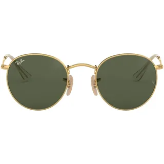 Ray-Ban Rayban Herren 0RB3447N 001 50 Sonnenbrille, Gold (Arista/Crystal Green) - 50 (M)