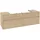 Waschbeckenunterschrank 160 x 55 cm Nordic Oak