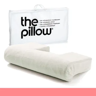 The Pillow Nackenksissen - Seitenschläferkissen mit Einzigartiger 3-Teiliger Form - Kopfkissen - Hochwertiges Orthopädisches Kissen (Medium (54x31x14), Weiches Kissen - Bis 65kg)