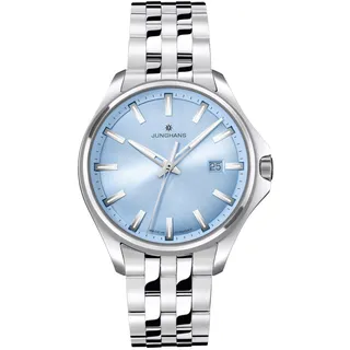 Junghans 47/4531.44 Damenuhr Quarz Meister S Hellblau 35 mm