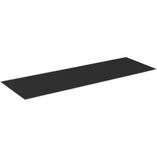 Voleo Oberplatte, Anthrazit, Glas, 40.50x0.40x135.60 cm, Wohnzimmer, TV Möbel, TV-Aufsätze