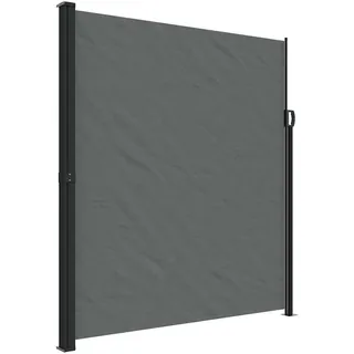 vidaXL Seitenmarkise 220 x 300 cm grau Polyester