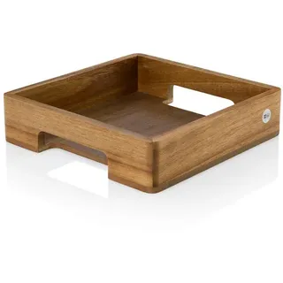 AdHoc AHM-ST26 Klassisches Serviertablett Quadratisch Holz,