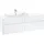 Waschbeckenunterschrank C02600MS 160 x 55 cm White Matt