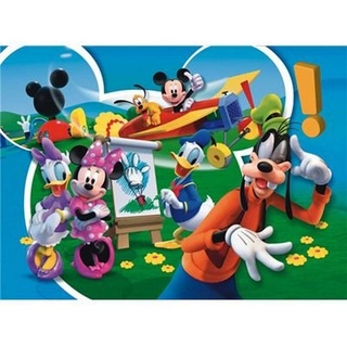 27680 - Clementoni Supercolor, Puzzle 104 Teile - WD Mickey Mouse Club House: Good Job, 104 Teile