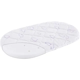 Träumeland Matratze Sleepy für Stubenwagen, 70x37 cm Anti Allergiker, weiss