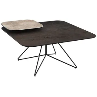 Akante Couchtisch Comete Keramik Rostbraun