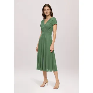 Vera Mont Cocktailkleid Glitzer-Look Grün 44
