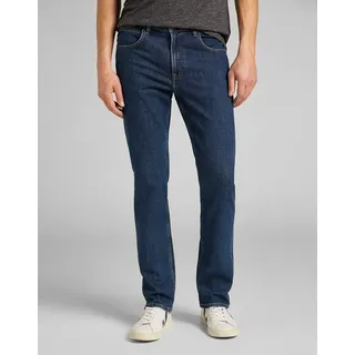 LEE Brooklyn Straight Hosen Dark Stonewash 34 34