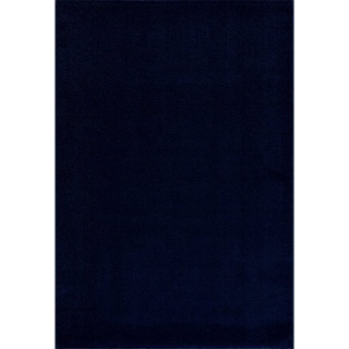 Teppich Uni, Sanat, rechteckig, Höhe: 13 mm, robuster Kurzflorteppich, große Farbauswahl blau 160 cm x 230 cm x 13 mm