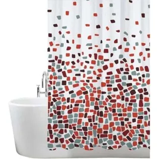 Schimmelresistenter Duschvorhang 180 X 180 Cm – Rot