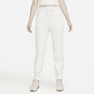 Nike Sportswear Modern Fleece French-Terry-Hose mit hohem Taillenbund für Damen - Weiß, L (EU 44-46)