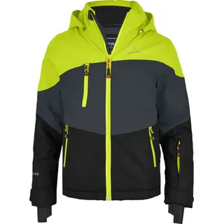 Bergson Skijacke VOLKER neo (maxi) Kinder Skijacke, extra weit für extra viel Spaß im Schnee!, Normalgrö grün 152