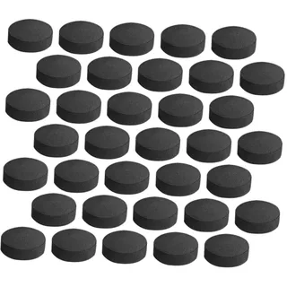 jojofuny 70 Stück Leichte Holzkohlegrill Tabletten für Grill und Camping Feuer Einfache Handhabung Rauchfrei und Schnell Entflammbar