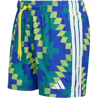 adidas Football-Inspired Graphic Badeshorts Gelb/Weiß XXL