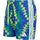 Football-Inspired Graphic Badeshorts Gelb/Weiß XXL