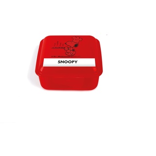 Excelsa 61731 Aufbewahrungsbox Snoopy, Kunststoff, rot