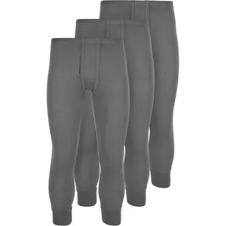 normani Thermounterhose 3 Stück Herren Thermo-Unterhose Thermounterwäsche Skihose Unterziehhose grau 8/L