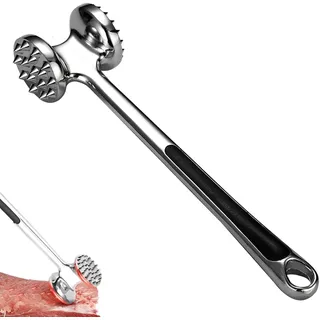 Fleischklopfer, Schnitzelklopfer, Fleischhammer, Meat Tenderizer, Fleischplattierer, Küchenhelfer, Werkzeug für Zartmachung, Steak, Rind, Geflügel