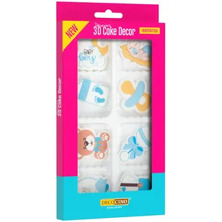 3D Cake Decor Baby Hellblau