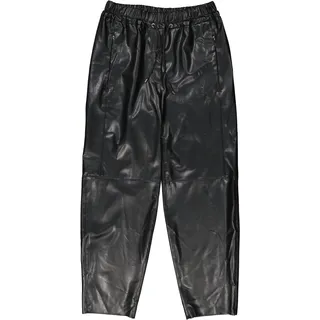 Marc Cain Damen Hose mit elastischem Bund, Black (900) (DE/NL/SE/PL, Numerisch, 38, Regular, Regular, Polyamid) - 38