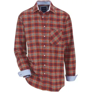 Flanellhemd FLOREVERTI rot- 39/40