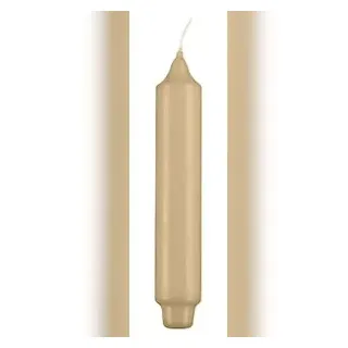 Kopschitz Kerzen Stabkerzen mit Zapfenfuß Beige 300 x Ø 30 mm, 6 Stück