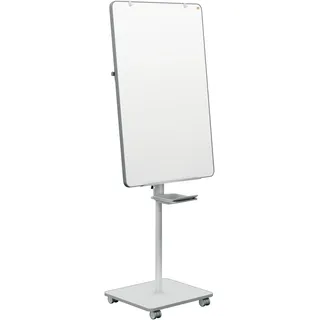 NOBO Flipchart Move&Meet 68 x 104 cm Silber/Weiß