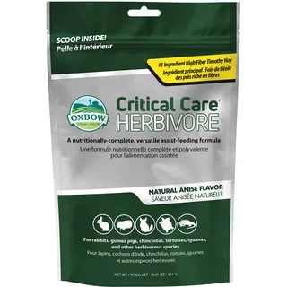 Oxbow Animal Health Critical Care, Herbivore, Anisgeschmack, 454 g Beutel, 70104