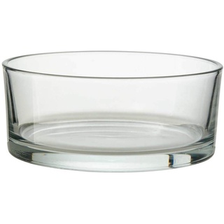 Annastore 4 x Glasschale in runder Form Ø 19 cm - H 8 cm - Schale rund aus Glas - Dekoschale - Obstschale