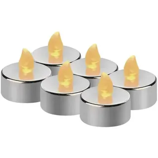 EMOS LED Teelichter 6 St. silber