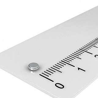 100 x Neodym Scheiben Magnet, 3 x 1 mm, Grade N48, vernickelt, Mini Magnet für Modellbau und Pinnwand