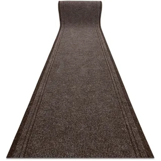 RugsX Malaga Teppichläufer 100 x 500 cm Braun